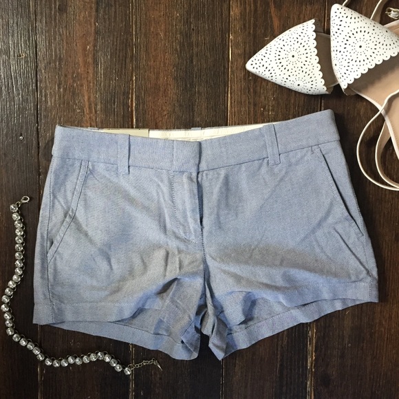 J. Crew Pants - J Crew Powdered Oxford 3in inseam summer shorts