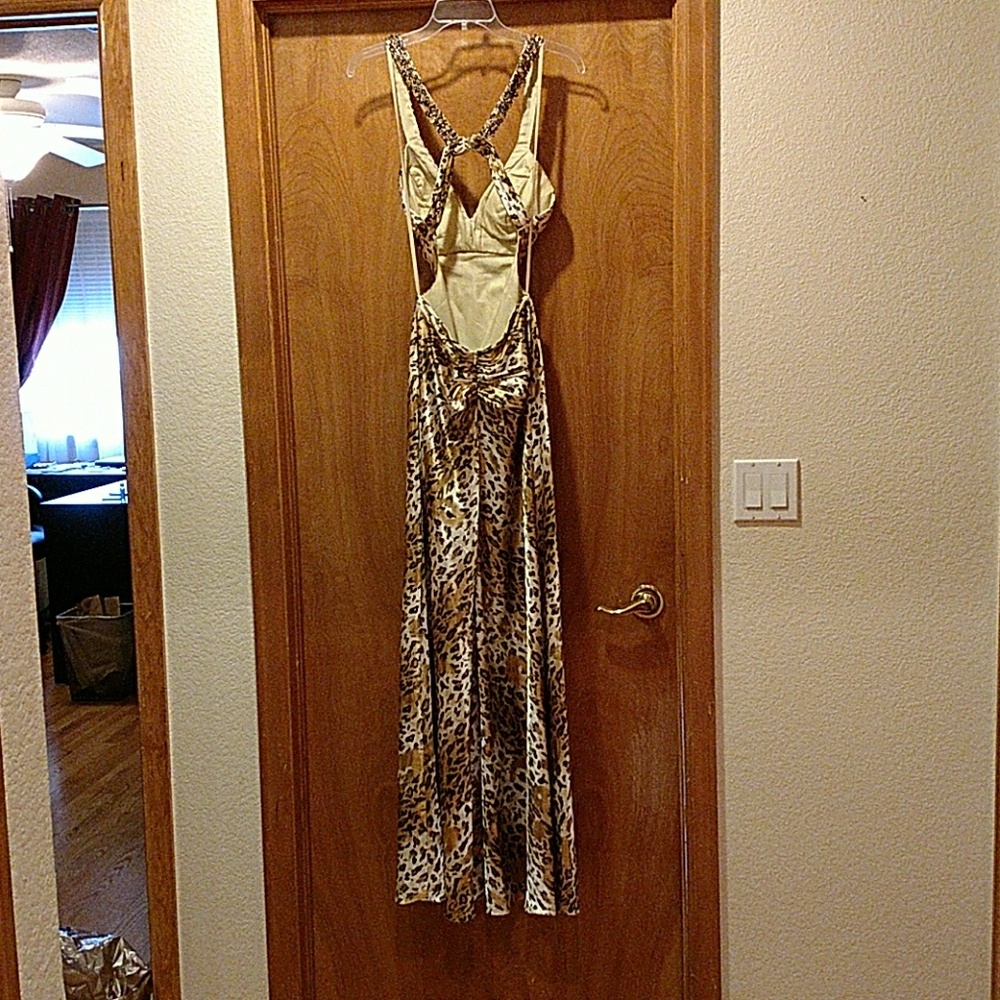 Cheetah Print Prom Dress - Picture 2 of 2