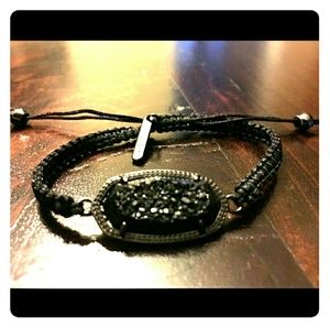 Kendra Scott Black Rope Bracelet