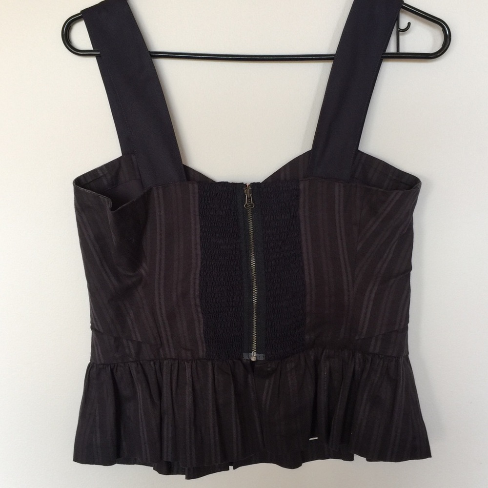 Leifsdottir Sexy Navy Blue Top