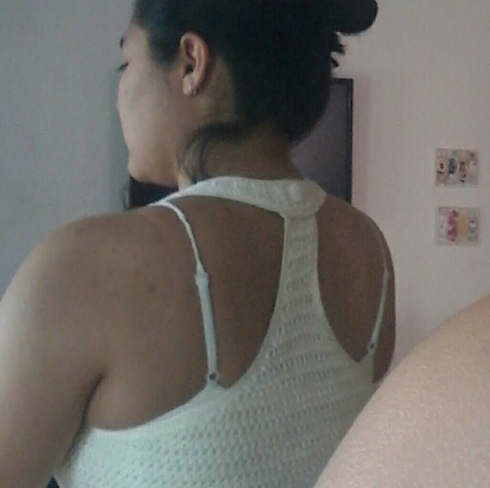 White Crochet Dress - Picture 3 of 4