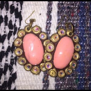 Pink and brown Sookie Sookie earrings!