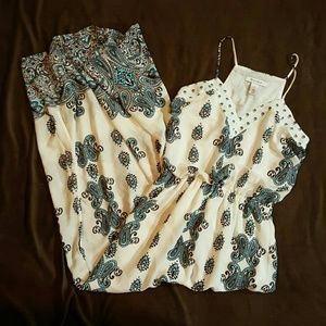 White house black market maxi dress