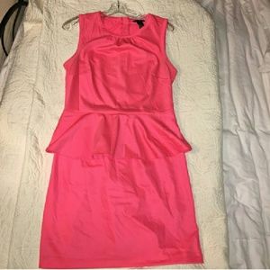 Coral Peplum Dress!!!!! **