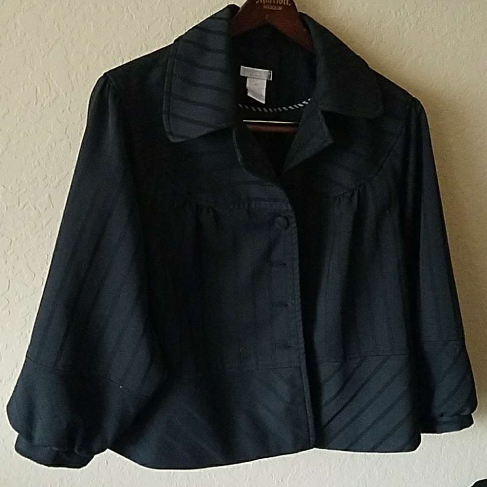 Black Cropped Jacket