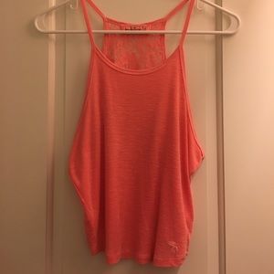 Orange halter top