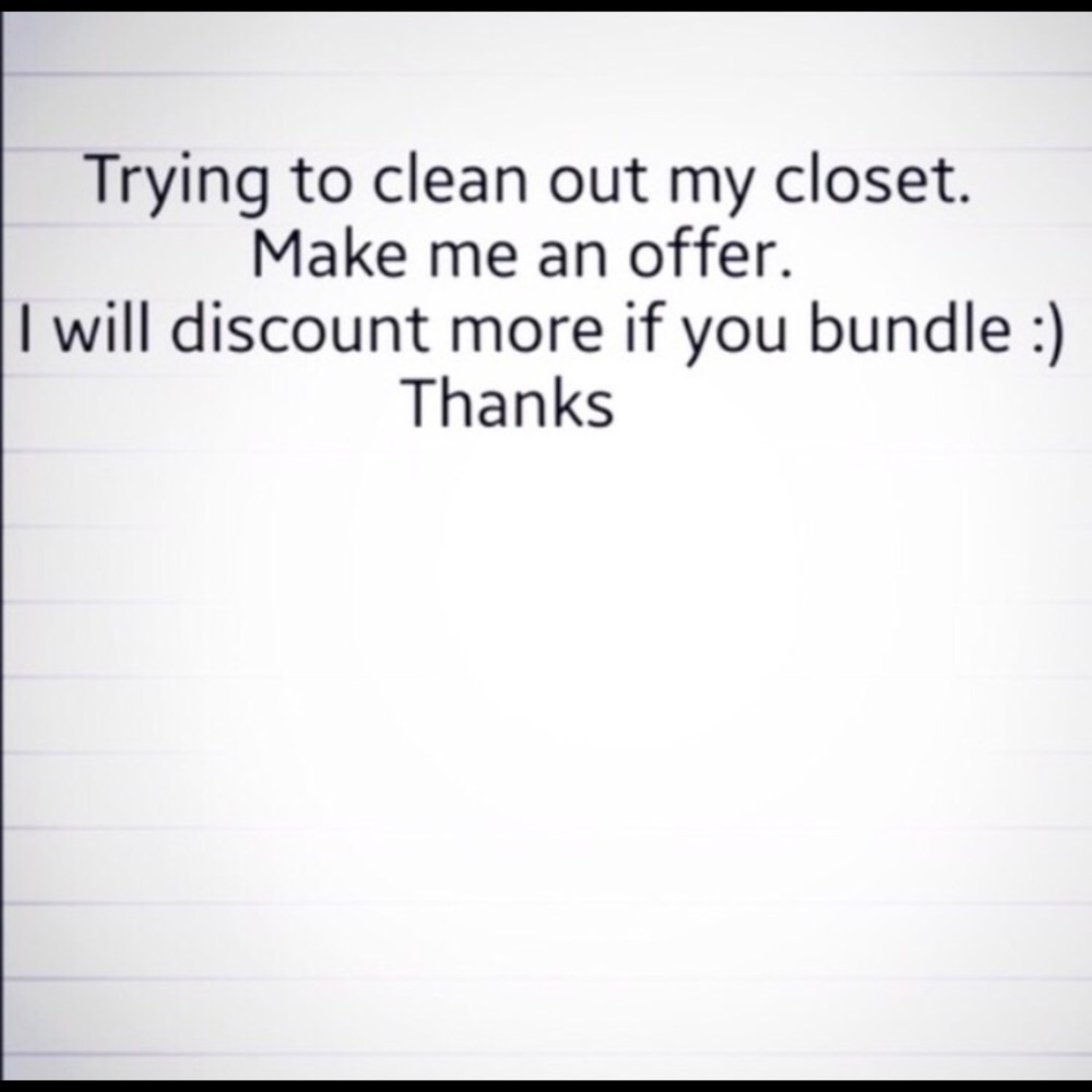 make a reasonable offer!!!