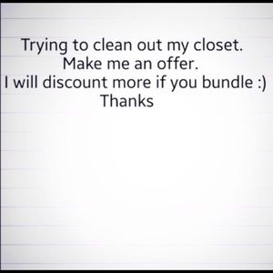 make a reasonable offer!!!
