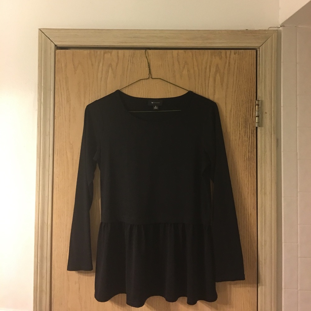 🌺💕Women's AB Studio Black Peplum Top💕🌺