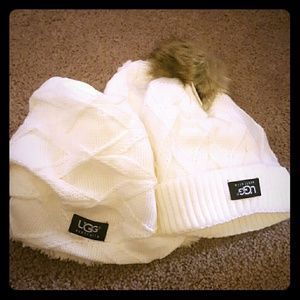 Ugg hat and scarf set