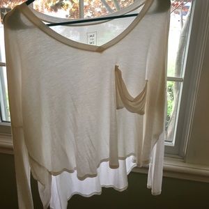Light, long sleeve, white shirt