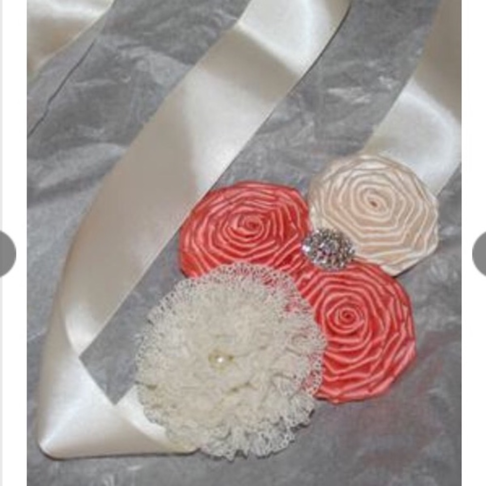 Satin Wedding Sash