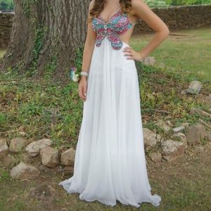 PROM DRESS! worn once! in good condition!