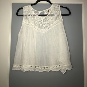 White free people tank