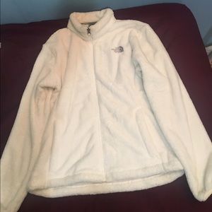 White north face jacket