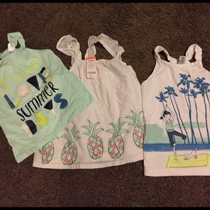 Lot of girls Gymboree tanks