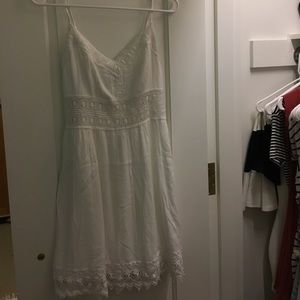 White lace dress