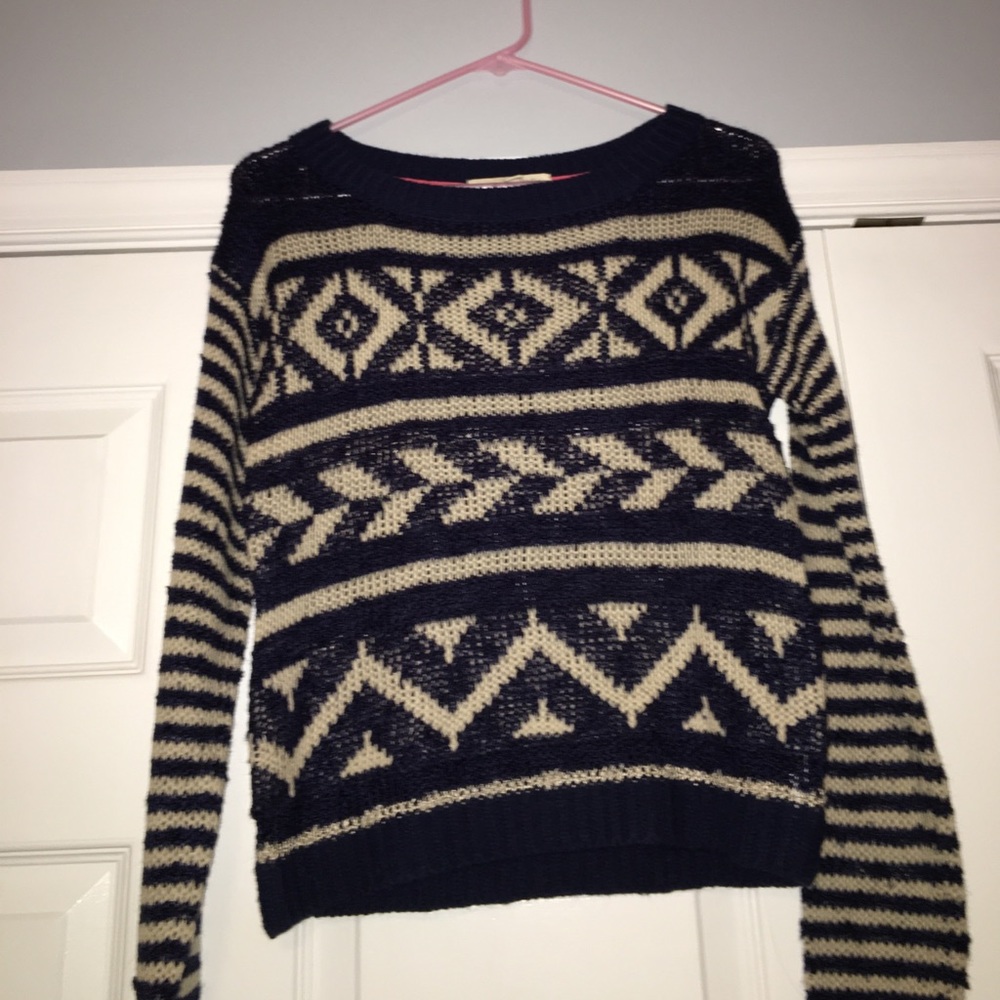 designed knit sweater