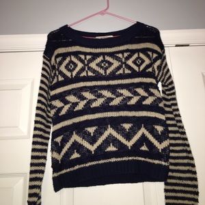 designed knit sweater