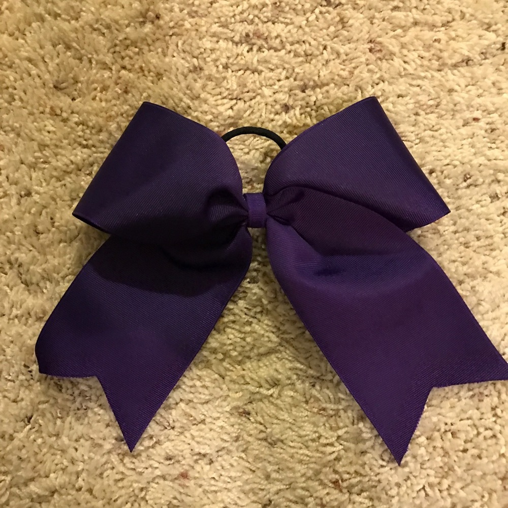purple cheer/dance bow!!