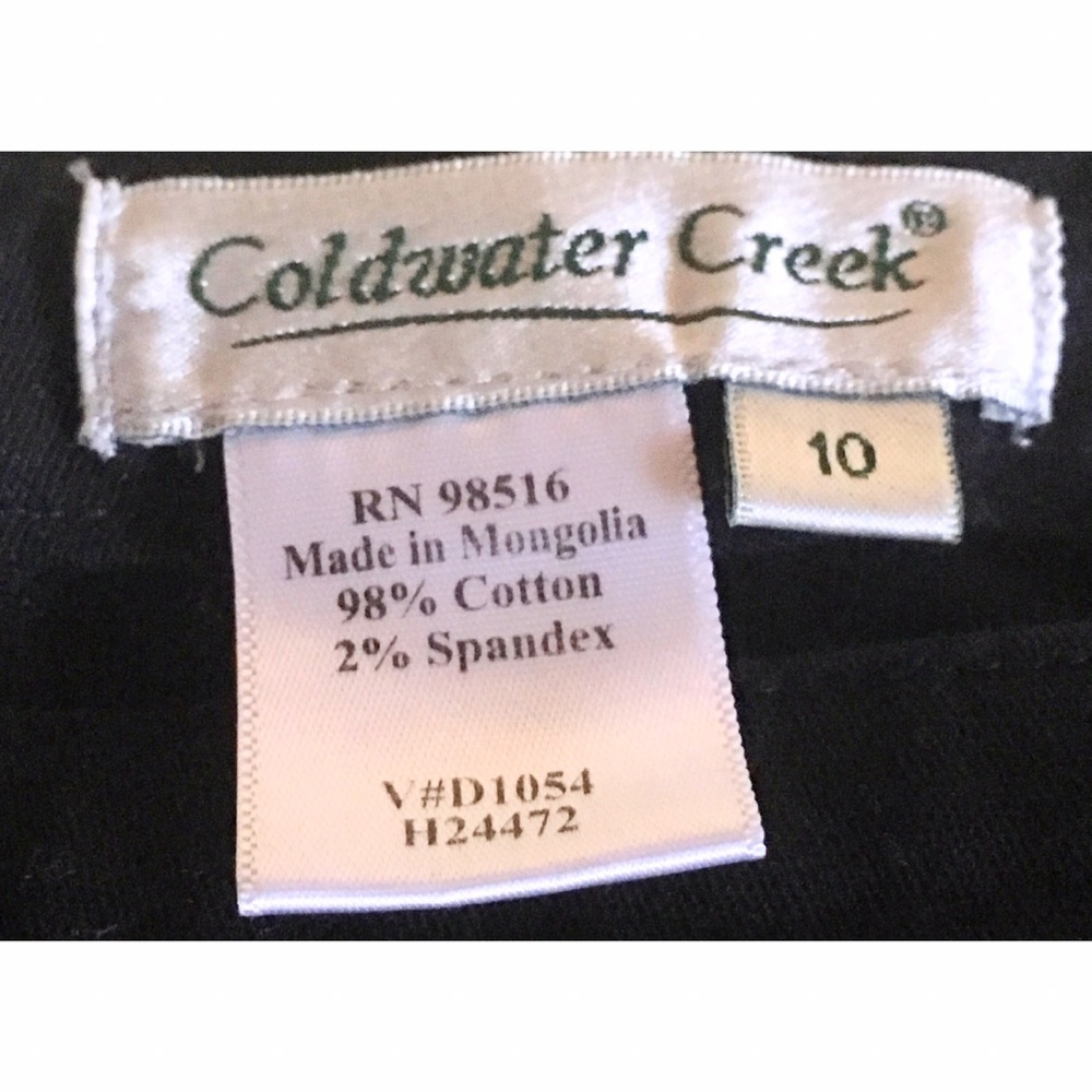Coldwater Creek Black Pants - Picture 2 of 2