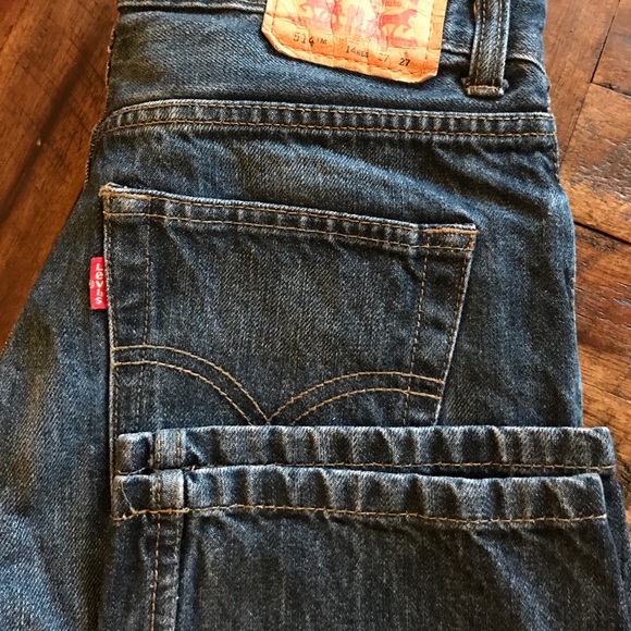 Levi's 514 Straight Fit Jeans Zip Fly Dark Wash - Picture 7 of 7