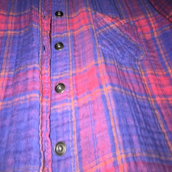 red and blue flannel - Picture 2 of 3