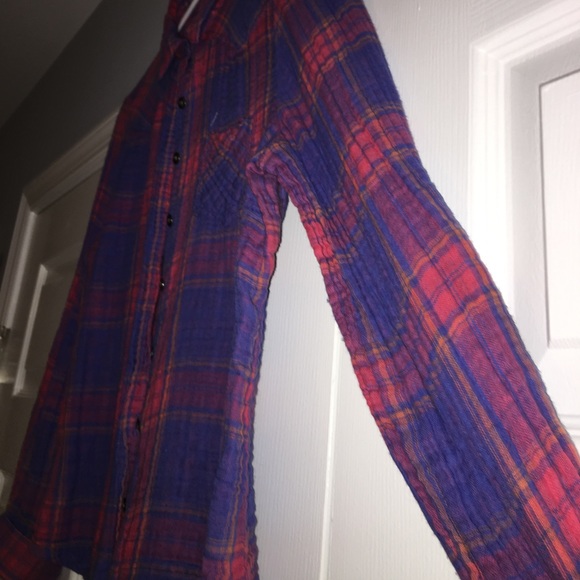 red and blue flannel - Picture 3 of 3