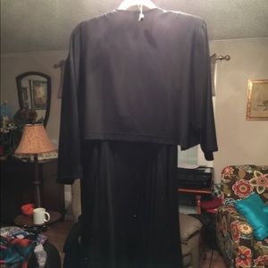 Sleeveless jacket sparkling dress