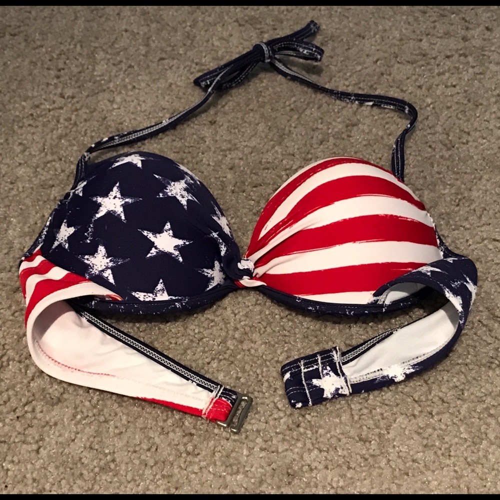 American flag swim top