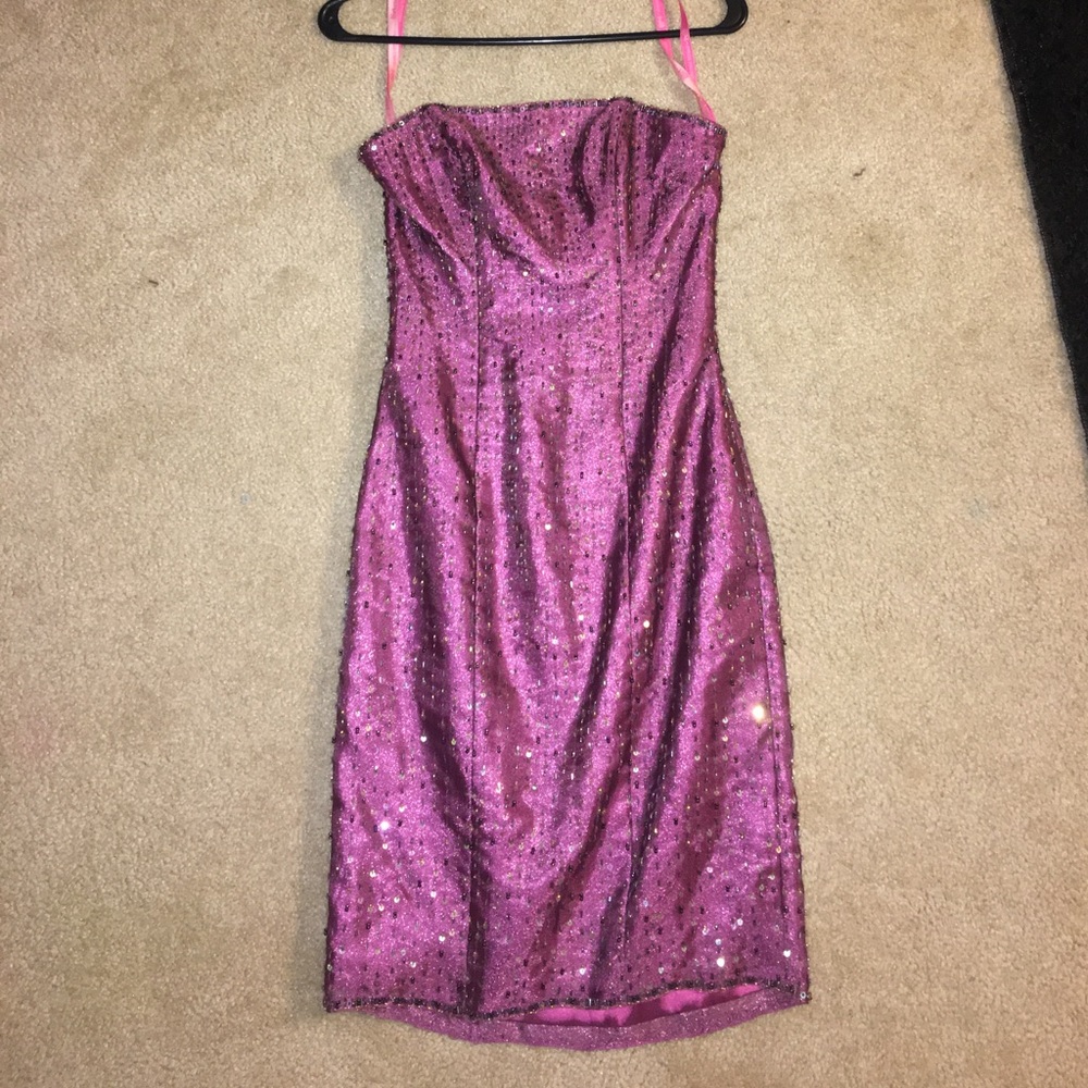 Strapless homecoming/night out dress