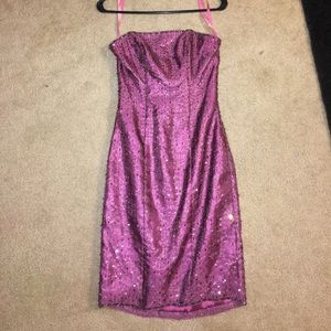 Strapless homecoming/night out dress