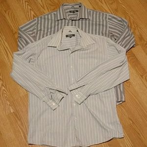 2 Kenneth Cole Reaction Button Downs Size: L