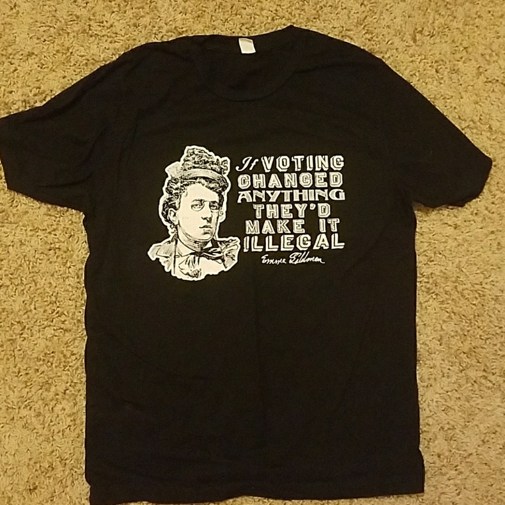 "If voting changed anything" tee