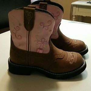 (youth)Justin Gypsy Bay Apache Pink Western boots