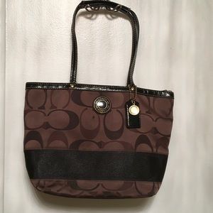 Chocolate brown Coach Bag