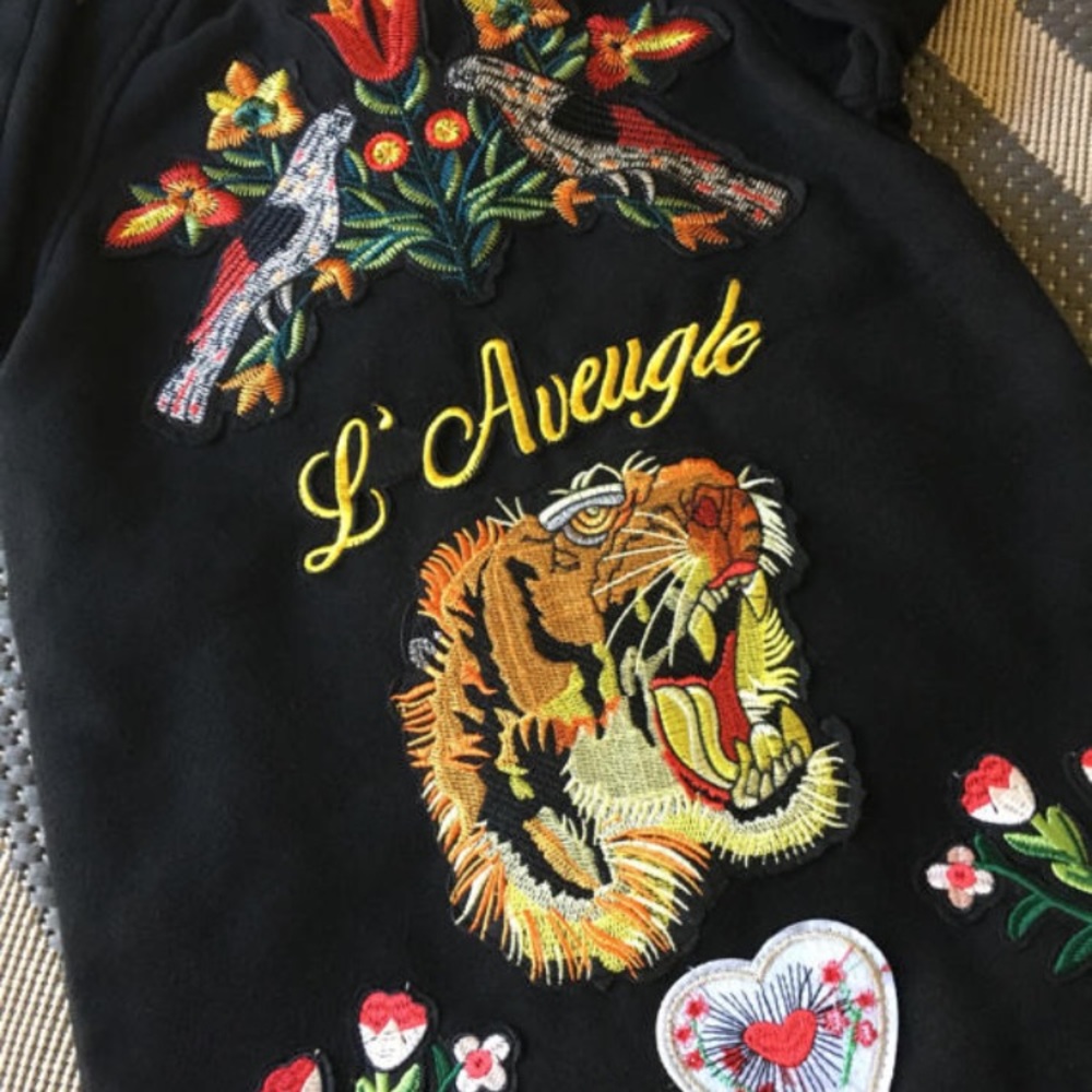 Kids 6T Tiger Patch Peacoat