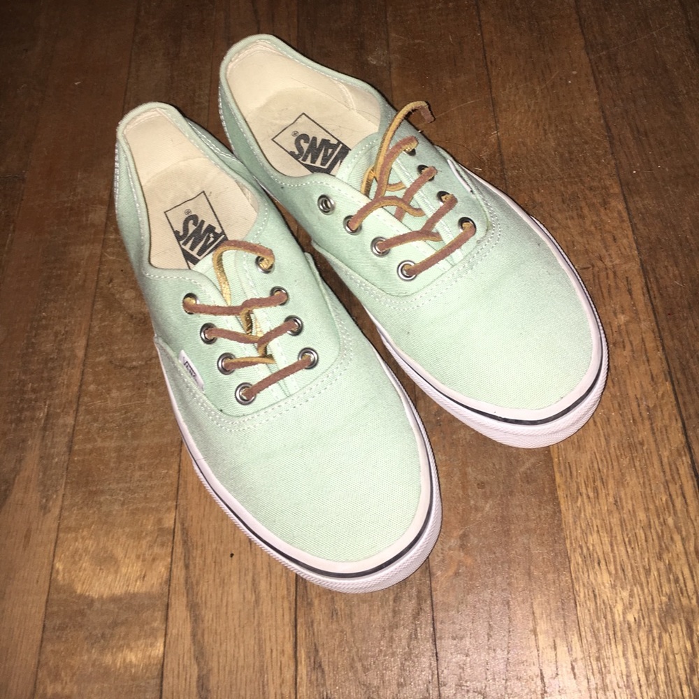 Mint Green Vans Sneakers