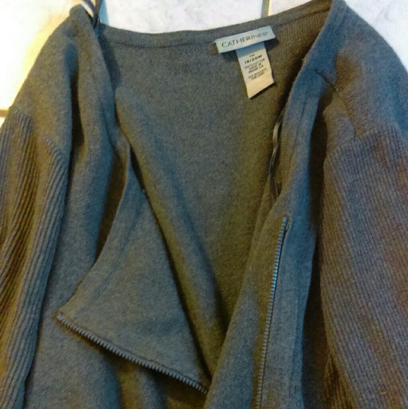 Grey long coat - Picture 2 of 3