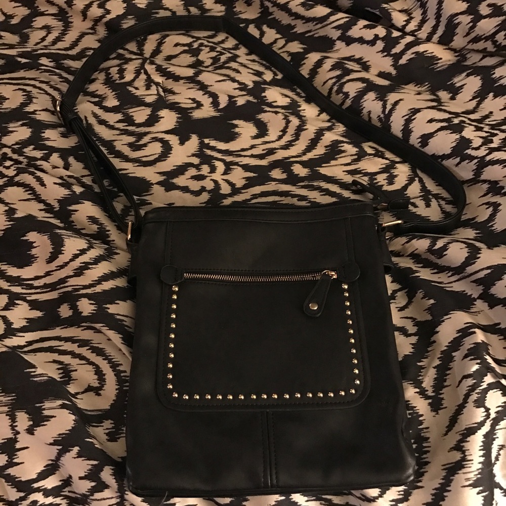 Cross body purse black