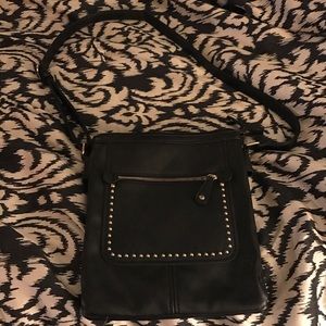 Cross body purse black