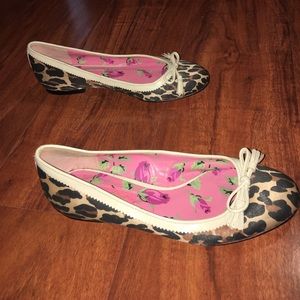 Leopard Tassel Ballet Ballet Flats Betsey Johnson