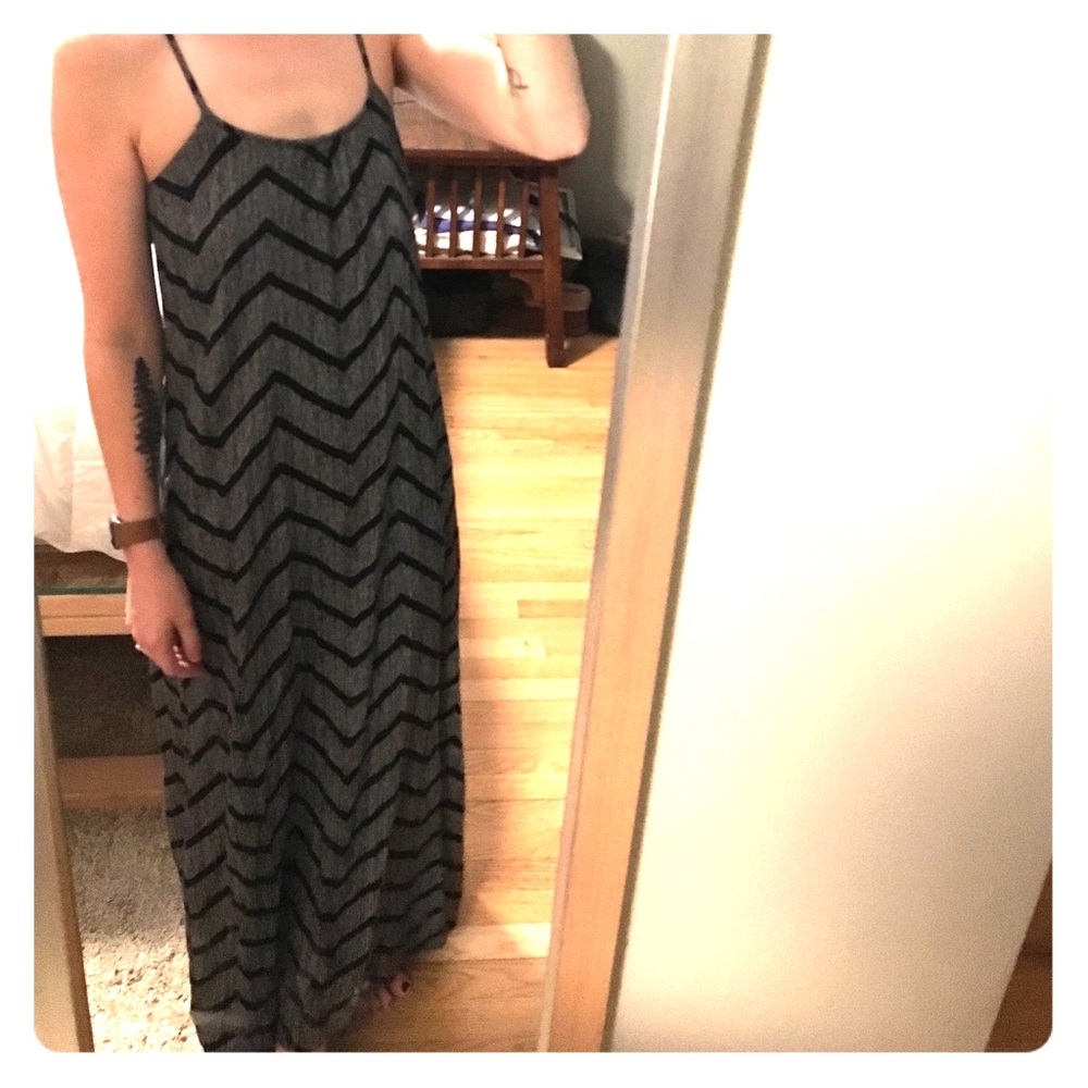 Merona chevron maxi dress