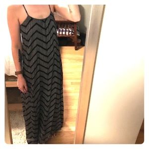 Merona chevron maxi dress