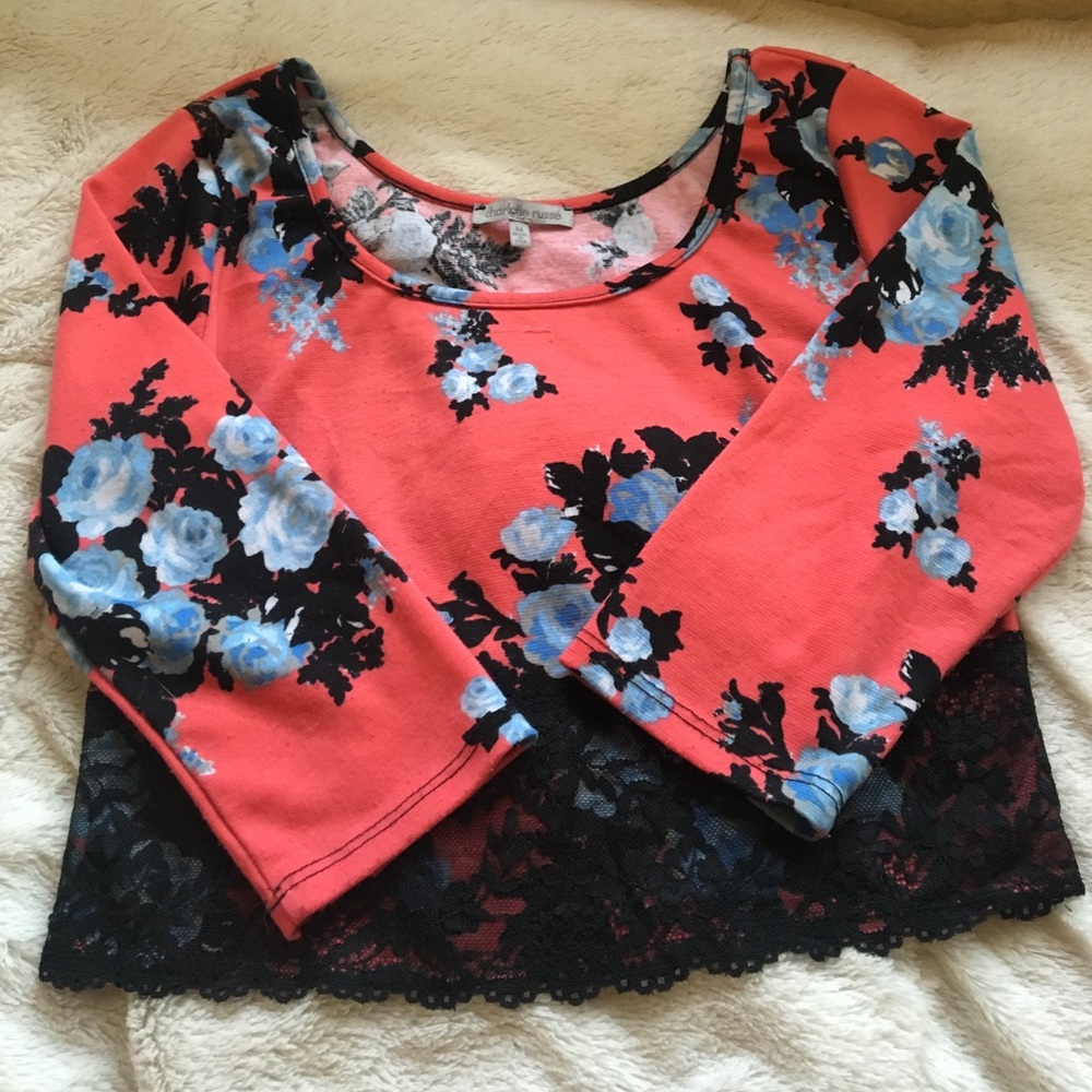 Flower crop top