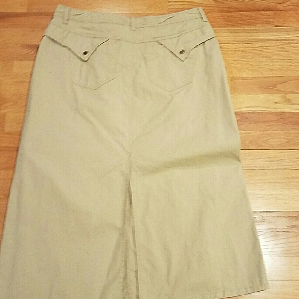 Khaki skirt size 16  by Original threads