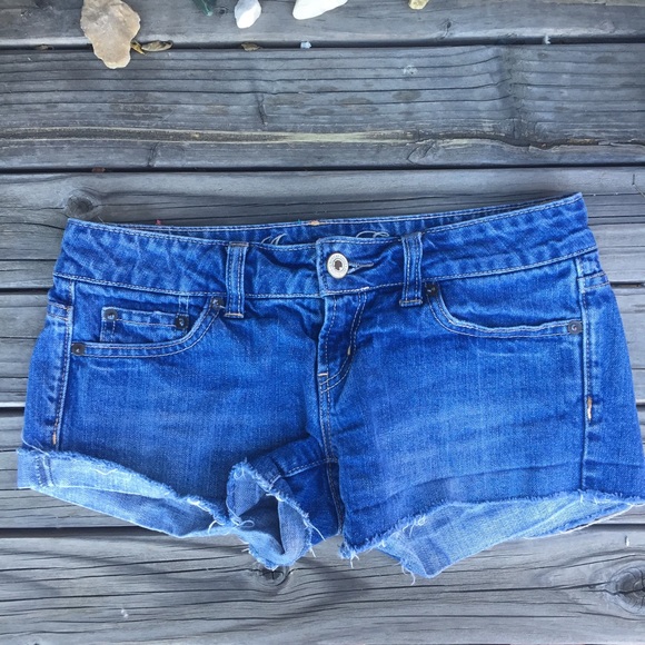 American Eagle Outfitters Pants - AMERICAN EAGLE DENIM MINI SHORTS SZ 0