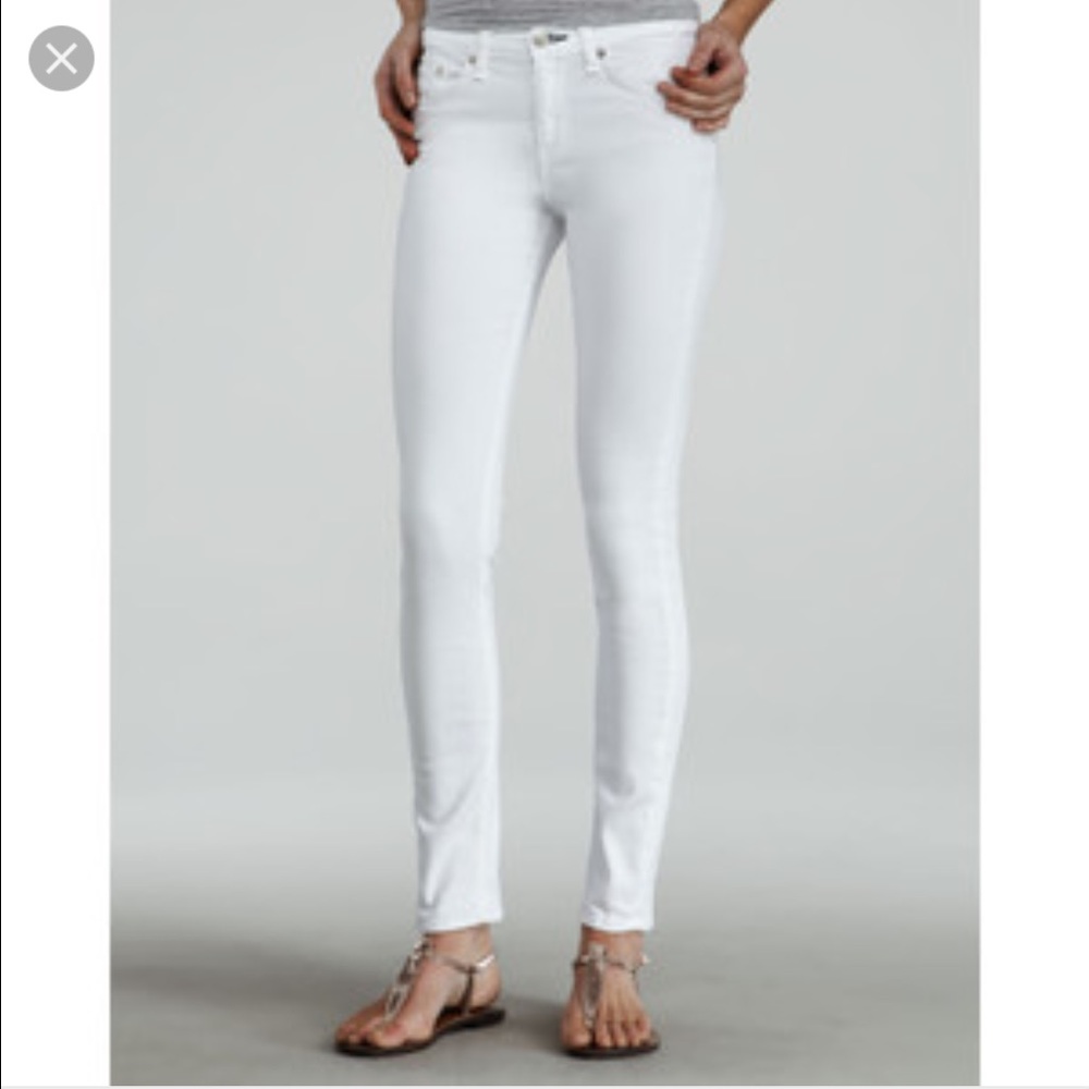 Rag & Bone White Skinny Jeans
