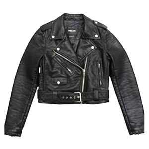 👄HOT OBEY No. 80 Vegan Moto Jacket👄