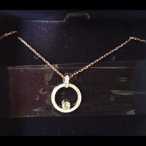 Swarovski Rose gold pendant